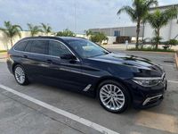 Usata BMW 520 Luxury Line 190 CV (139 kW) 2020 Blu/azzurro Station wagon