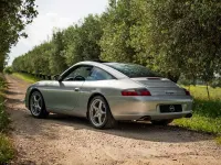 Usata Porsche 996 320 CV (235 kW) 2003 X1 argento met Cabrio