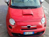 Usata Fiat 500 Lounge 69 CV (50 kW) 2009 Rosso Cabrio
