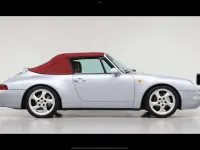 Usata Porsche 993 286 CV (210 kW) 1996 Argento Cabrio