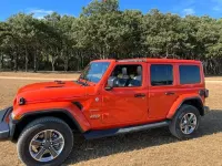 Usata Jeep Wrangler Sahara 200 CV (147 kW) 2018 Arancione SUV