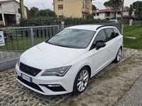 Usata Seat Leon ST FR 150 CV (110 kW) 2017 Bianco Station wagon
