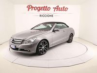 Usata Mercedes E200 Avantgarde 184 CV (135 kW) 2010 Grigio Cabrio