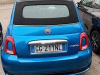 Usata Fiat 500C 69 CV (50 kW) 2021 Blu Cabrio
