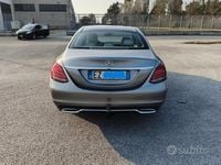 Usata Mercedes C220 Exclusive 170 CV (125 kW) 2015 Grigio Berlina