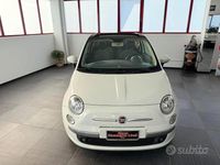 Usata Fiat 500C Lounge 95 CV (69 kW) 2010 Bianco Cabrio