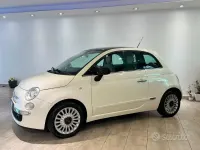 Usata Fiat 500 Lounge 69 CV (50 kW) 2010 Bianco Utilitaria