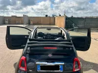 Usata Fiat 500C Lounge 69 CV (50 kW) 2018 Nero Cabrio