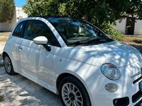 Usata Fiat 500 95 CV (69 kW) 2014 Bianco Cabrio