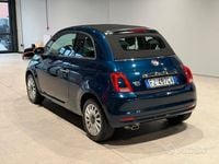 Usata Fiat 500C Lounge 69 CV (50 kW) 2019 Blu Cabrio