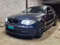 Usata BMW 116 122 CV (89 kW) 2008 Blu Utilitaria