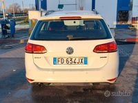 Usata VW Golf VII Comfortline 110 CV (80 kW) 2016 Bianco Station wagon