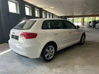 Usata Audi A3 Sportback Ambition 2010 Bianco Utilitaria