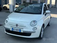 Usata Fiat 500C Lounge 69 CV (50 kW) 2010 Bianco Cabrio