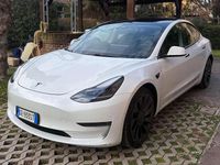 Usata Tesla Model 3 Performance 377 kW (513 CV) 2021 Bianco Berlina