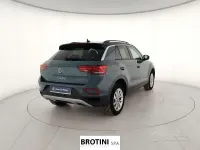 Usata VW T-Roc Life 110 CV (80 kW) 2023 Blu SUV