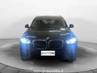 Usata BMW X3 Advantage 190 CV (139 kW) 2018 Nero SUV