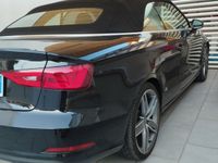 Usata Audi A3 Cabriolet S-Line 150 CV (110 kW) 2015 Nero Cabrio