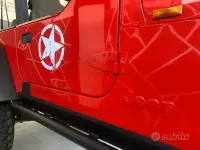 Usata Jeep Wrangler 121 CV (88 kW) 2004 Rosso SUV