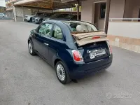 Usata Fiat 500C Lounge 69 CV (50 kW) 2011 Blu Cabrio