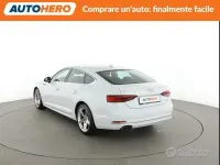 Usata Audi A5 Sport 190 CV (139 kW) 2019 Bianco Coupé