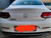 Usata Mercedes C220 170 CV (125 kW) 2018 Bianco Coupé