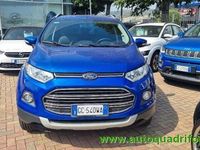 Usata Ford Ecosport Business Edition 125 CV (91 kW) 2017 Blu/azzurro SUV