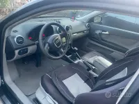 Usata Audi A3 105 CV (77 kW) 2005 Nero Utilitaria