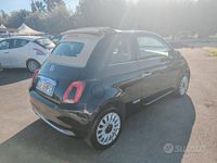 Usata Fiat 500C Pop 69 CV (50 kW) 2018 Nero Cabrio