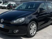 Usata VW Golf VI Highline 105 CV (77 kW) 2010 Nero Utilitaria