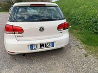 Usata VW Golf VI Comfortline 105 CV (77 kW) 2010 Bianco Utilitaria