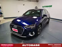 Usata Audi A3 Advanced 200 CV (147 kW) 2021 Blu/azzurro Berlina