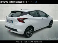Usata Nissan Micra Visia 71 CV (52 kW) 2018 Bianco Utilitaria