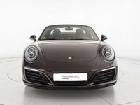 Usata Porsche 911 370 CV (272 kW) 2018 Colore su campione marrone met Cabrio