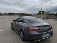 Usata Mercedes E220 AMG line 194 CV (142 kW) 2018 Grigio Coupé