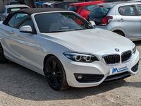 Usata BMW 218 Advantage 150 CV (110 kW) 2018 Bianco Cabrio