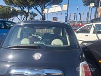 Usata Fiat 500 Lounge 75 CV (55 kW) 2009 Nero Cabrio