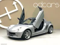 Usata Smart Roadster Brabus 101 CV (74 kW) 2005 Argento Cabrio