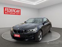 Usata BMW 220 M Sport 190 CV (139 kW) 2015 Nero Coupé