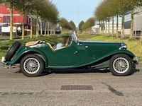 Usata MG TD 54 CV (39 kW) 1952 Verde Cabrio