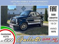 Usata Abarth 595 17 CV (12 kW) 1975 Blu Cabrio