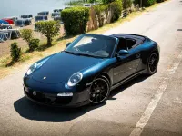 Usata Porsche 997 480 CV (353 kW) 2011 N4 blu scuro met. Cabrio