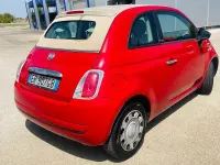 Usata Fiat 500 69 CV (50 kW) 2013 Rosso Cabrio