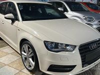 Usata Audi A3 S-Line 110 CV (80 kW) 2015 Bianco Berlina