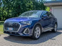 Usata Audi Q3 Sportback S-Line 150 CV (110 kW) 2021 Blu/azzurro SUV