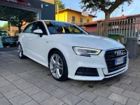 Usata Audi A3 S-Line 150 CV (110 kW) 2019 Bianco Berlina