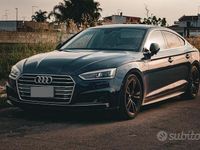 Usata Audi A5 S-Line 190 CV (139 kW) 2019 Blu Coupé