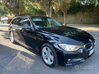 Begagnad BMW 316 Sport Line 116 HK (85 kW) 2015 Svart Kombi