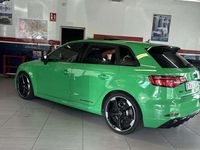 Usata Audi RS3 Ambiente 400 CV (294 kW) 2018 Verde Berlina