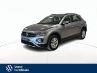 Usata VW T-Roc Life 150 CV (110 kW) 2022 Grigio pastello SUV